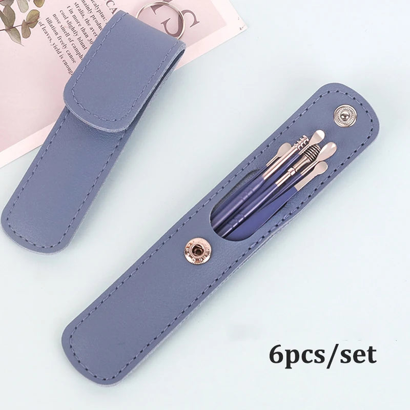 Women Men Ear Cleaner Wax Pickers Earpick Wax Remover Curette Ear Pick Cleaner Kit Spoon Care Ear Clean Tool