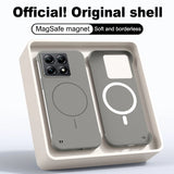Frameless Ultra Thin Magnetic Case For Xiaomi 14T Pro Magsafe Hard PC Matte Shockproof Cover For MI14T 14TPro Shell Bumper