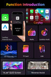 HD 7/10.26" QLED Touch Screen Car Radio Multimedia Stereo MP5 WIFI Wireless Carplay Android Auto Mirror Link Camera Head Unit