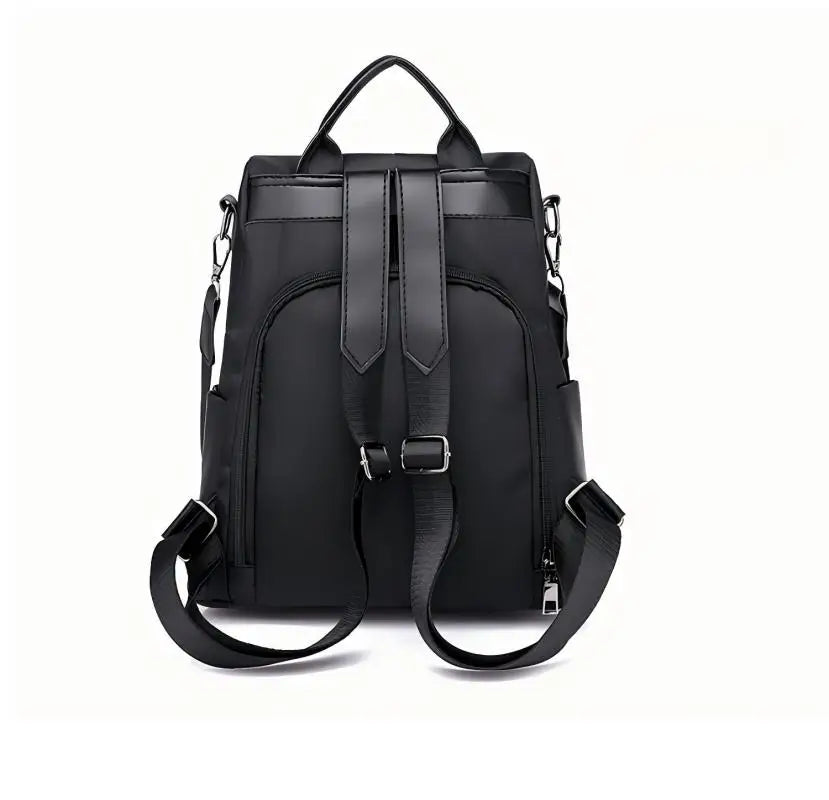 Homefish New Women's Multifunction Backpack Casual Solid Color School Bag For Girls Fashion Detachable Strap Travel Shoulder Bag