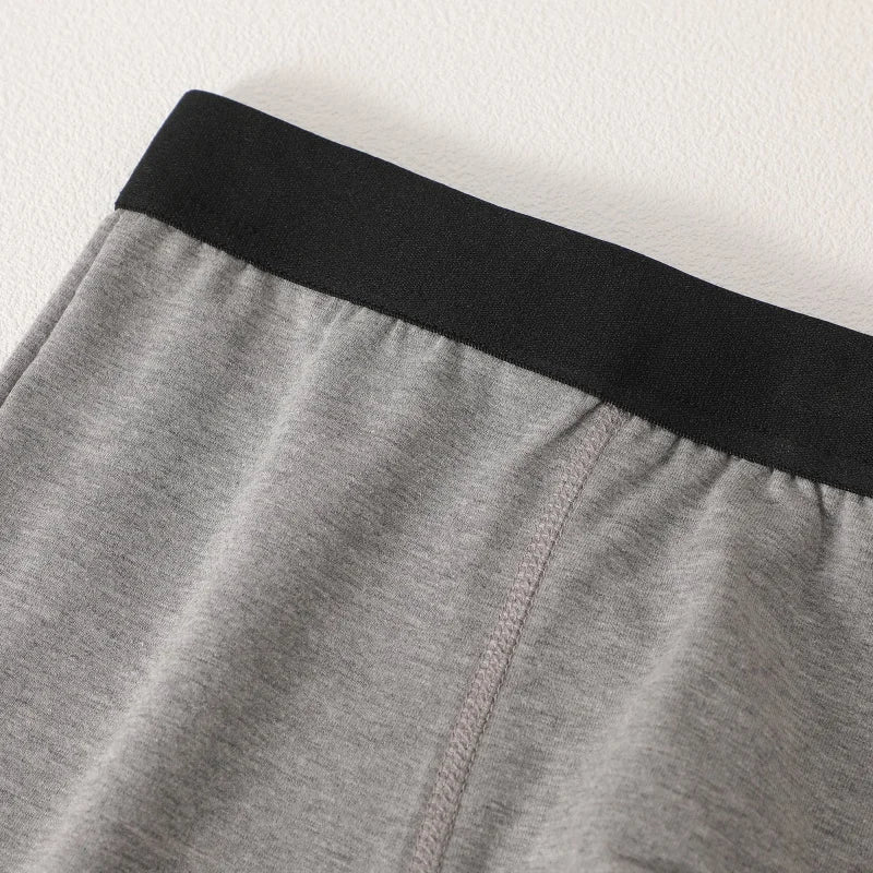6Pcs Men Panties Cotton Underwear Soft Breathable Boxer Underwear Trendy Simple Hot-Selling Men's Boxer Underwear Fashion Pop