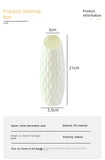 4066 Simple Plastic Vase Silver Willow Hydroponic Flowers Artificial Flower Vase Desktop Living Room Decoration Ornaments