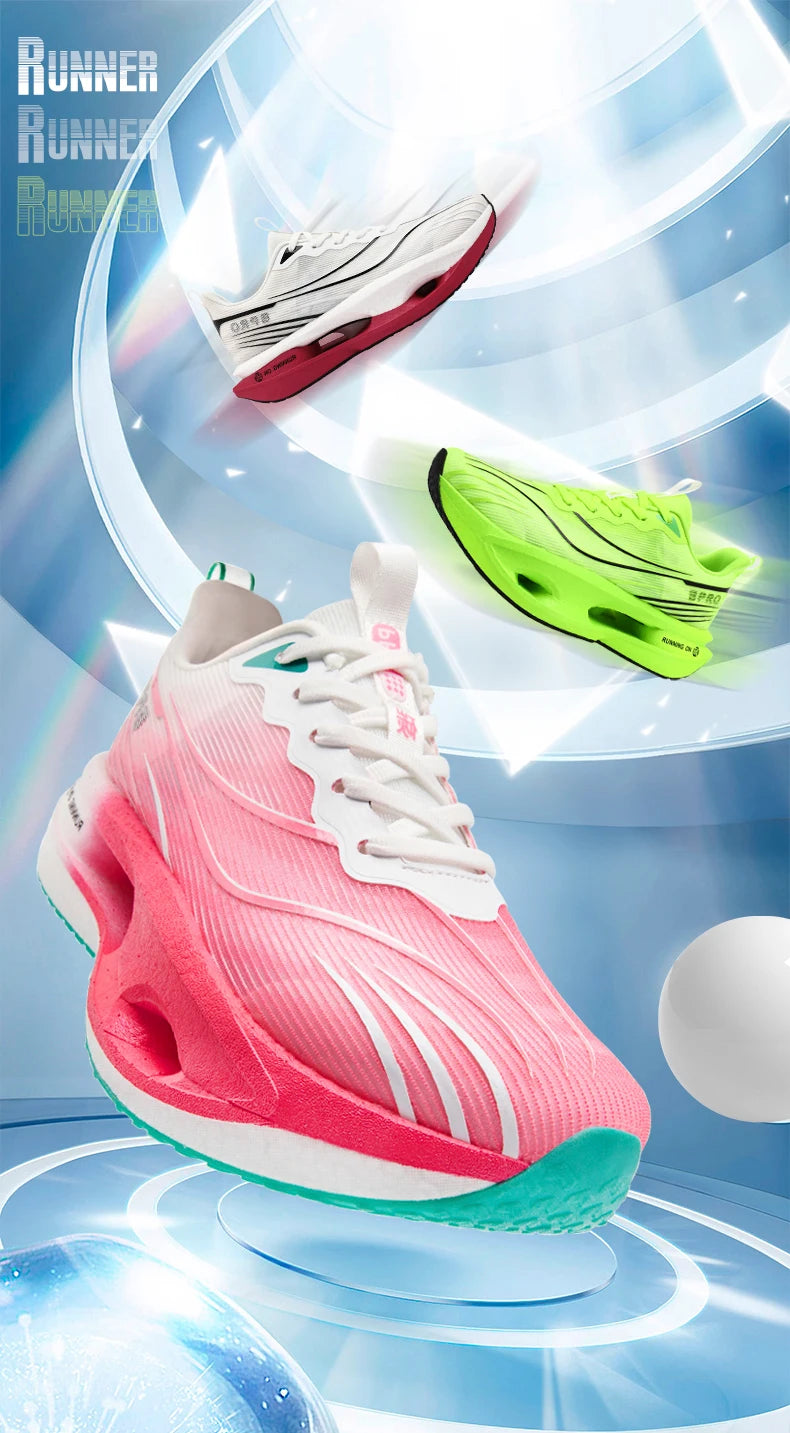 2025 New Men's Sneakers Thick Bottom Cushioning Running Shoes Athletic Training Carbon Plate Jogging Shoes Women's Tennis Shoes