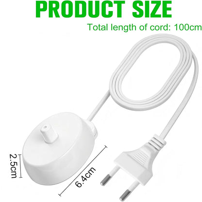 LISI Charger Fit for Oral B Braun Electric Toothbrush iO Series 3 4 5 6 1000/3000/5000/7000/7500 Waterproof Inductive Base