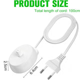 LISI Charger Fit for Oral B Braun Electric Toothbrush iO Series 3 4 5 6 1000/3000/5000/7000/7500 Waterproof Inductive Base