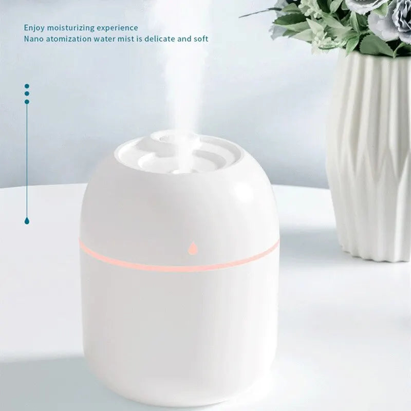 Hot Sell USB Car Mini Aromatherapy Silent Humidifier LED Mini Humidifier Desktop Air Humidifier