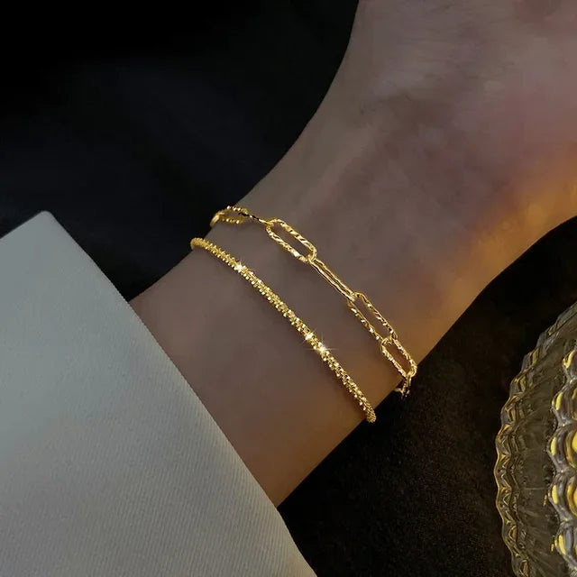 Pulseras brillantes ajustables para mujer, plata de ley 925, elegante joyería fina, regalos para bodas, moda, color nuevo 