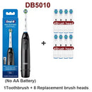 Oral B Electric Toothbrush Rotation Precision Clean Tooth Remove Plaque Adult Tooth Brush 5010 with Gift Replacement Brush Heads