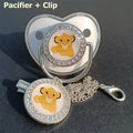 2024 Shiny Baby Pacifier Clamp Miniso Lion King BPA-Free Dummy Unique Designed Baby Shower Gift Pacifiers for Babies 0-18 Months 