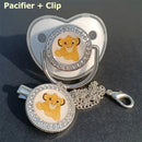 2024 Shiny Baby Pacifier Clamp Miniso Lion King BPA-Free Dummy Unique Designed Baby Shower Gift Pacifiers for Babies 0-18 Months 