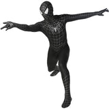 Tobey Maguire Spiderman Costume Black/Red Raimi Spider Man Cosplay Superhero Zentai Suit Halloween Costumes for Adults