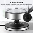 2L Larger Capacity Electric Kettle 220V Glass Tea Kettle Home Kitchen Water Heater 1500-1800W EU/UK Plug Water Boiler