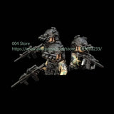 Military Special Forces Action Figure Building Blocks Ghillie Suit Weapons Sniper SWAT Ghost KSK Police Bandit Boy Toy Gift F029