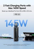 Baseus 145W Power Bank 20800mAh PD 100W Fast Charging with Smart Digital Display Portable External PowerBank for Laptop Phone 17