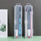 Transparent Toothbrush Box Portable Travel Organizer Case Plastic Toothpaste Holder Storage Container For Oral Hygiene