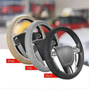 Elastic Elastic Steering Wheel Cover, Warm in Winter, Cool in Summer, Universal 15 Inches (About 38.1 Cm), Microfiber Breathable