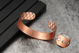 Pure Copper Bracelet Men Magnetic Arthritis Adjustable Magnets Men Cuff Bracelet Magnetic Therapy Health Energy Bracelet for Men