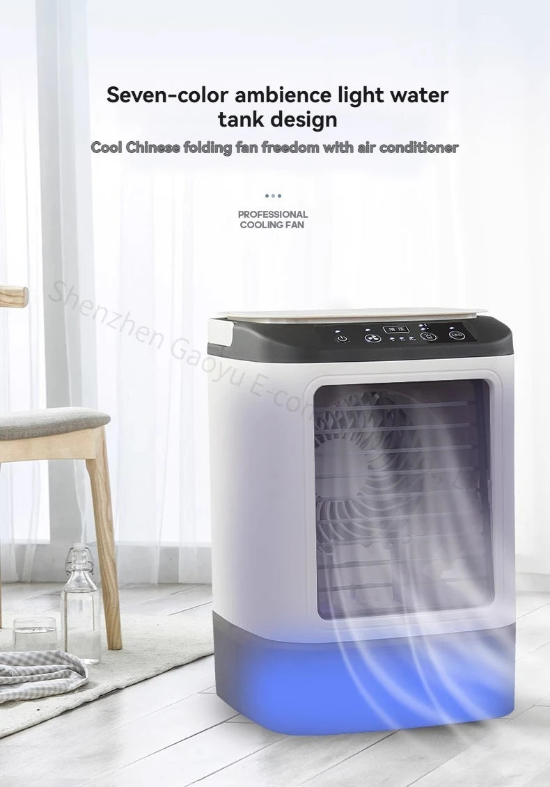 New Household Air-conditioning Fan, Mini Electric Fan in Dormitory, Small Air-conditioning Office, Small Movable Air Cooler