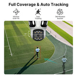 Three Lens PTZ IP Camera Outdoor HD Three Screen WiFi Security Camera Auto Tracking Dual Len Wirelss CCTV Camera iCsee