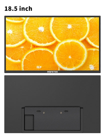HGFRTEE 18.5inch Portable Monitor 100Hz RGB100% With VESA Hole & Back bracket Laptop Extended Display ADS-IPS HDR Screen