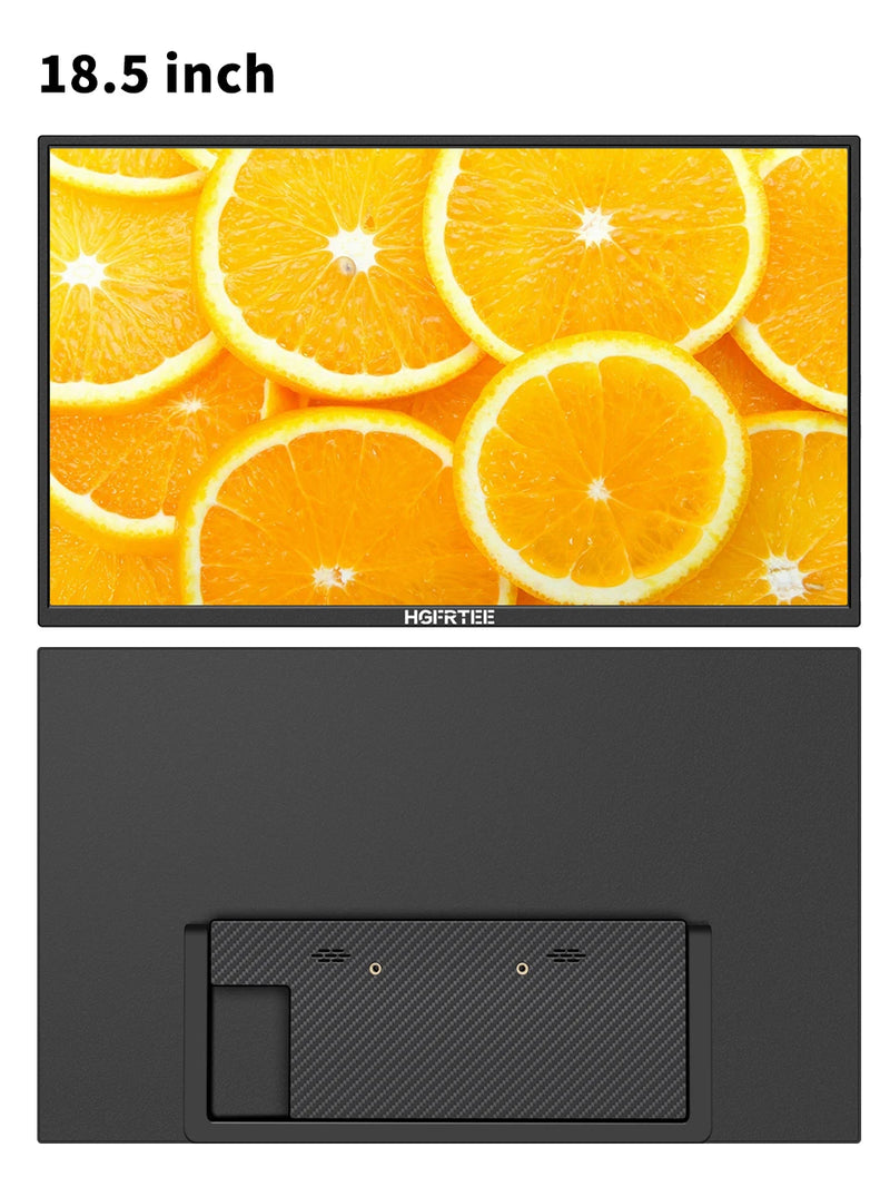 HGFRTEE 18.5inch Portable Monitor 100Hz RGB100% With VESA Hole & Back bracket Laptop Extended Display ADS-IPS HDR Screen