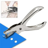 Metal Single Hole Puncher 3/6mm Pore Diameter Hole Punch Pliers Hand Paper Scrapbooking Punches 1-8 Pages Paper Hole Puncher