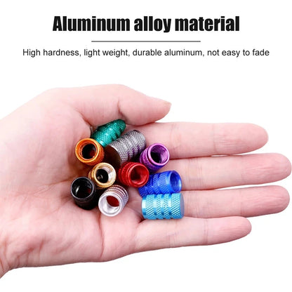 For Automobiles Motorcycles Trucks Bikes Aluminum Alloy Car Wheel Tire Valve Caps Tyre Rim Stem Covers Airdust Waterproof