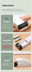 Plastic Heat Bag Sealer Food Packaging Sealing Machine Portable Snack Bag Sealing Clip Kitchen Storage Accessories Home Gadgets