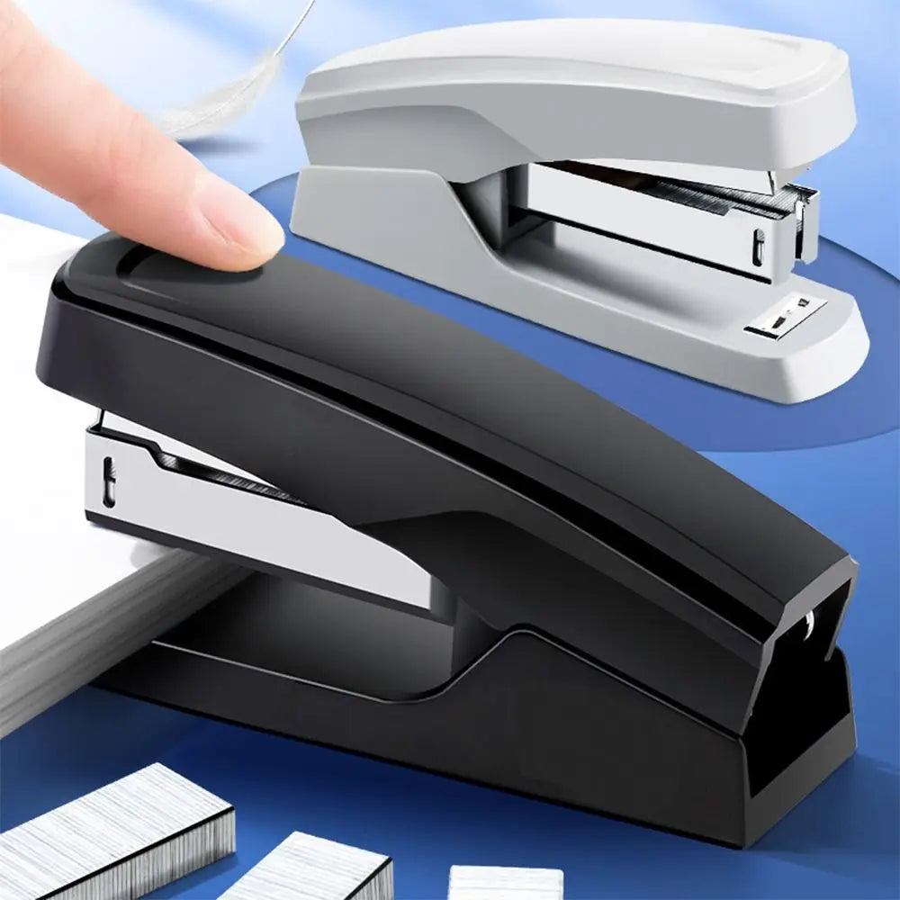 High Quality Use 24/6 Staples Stapler Color Mini Portable Long Stapler Effortless Labor-saving Stapling Machine Office School