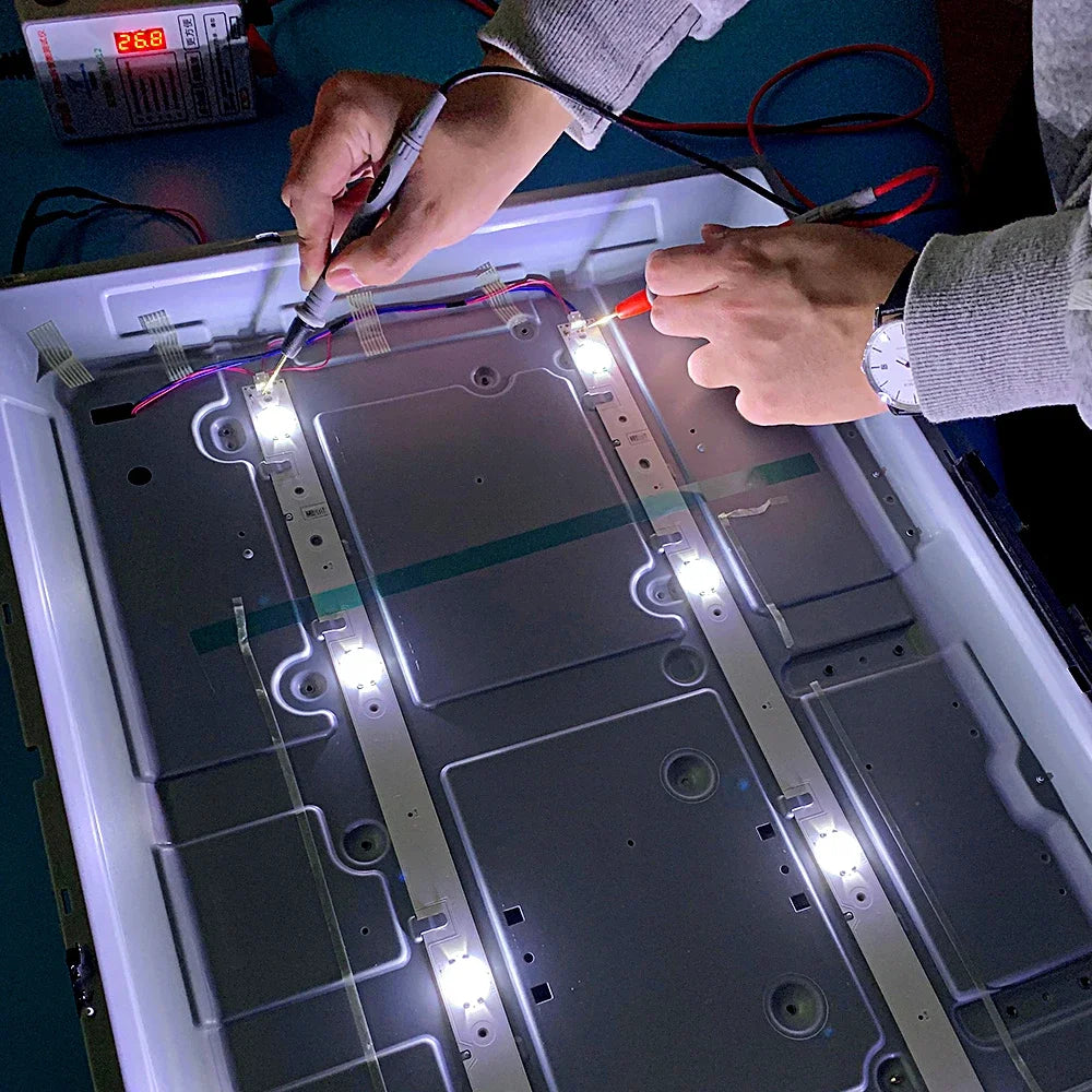 Perlas de lámpara SMD de 3 V y 6 V con filtro óptico para reparación de televisores LED de 32 a 75 pulgadas con cable de 2 m, accesorios para tiras de retroiluminación LED.