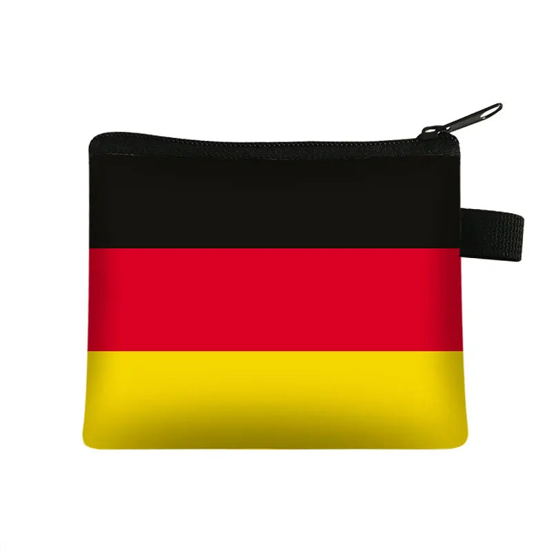National Flag Print Coin Purses Algeria Spain Haiti Israel Women Wallet Saudi Arabia Men Purse Small Handbag Money Coin Bags