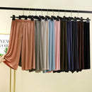 Modal Plus Size Capri Pants Women's Summer Loose Fit Wide Leg Elastic Waist Casual Lounge Shorts