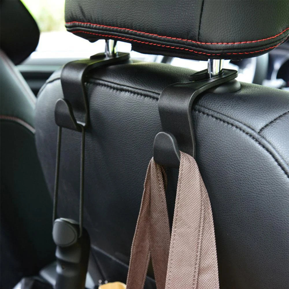 1/2/4Pcs Universal Auto Seat Headrest Hook Storage Hanger Car Vehicle Back Seat Organizer Holder Clip Car Interior Accessories