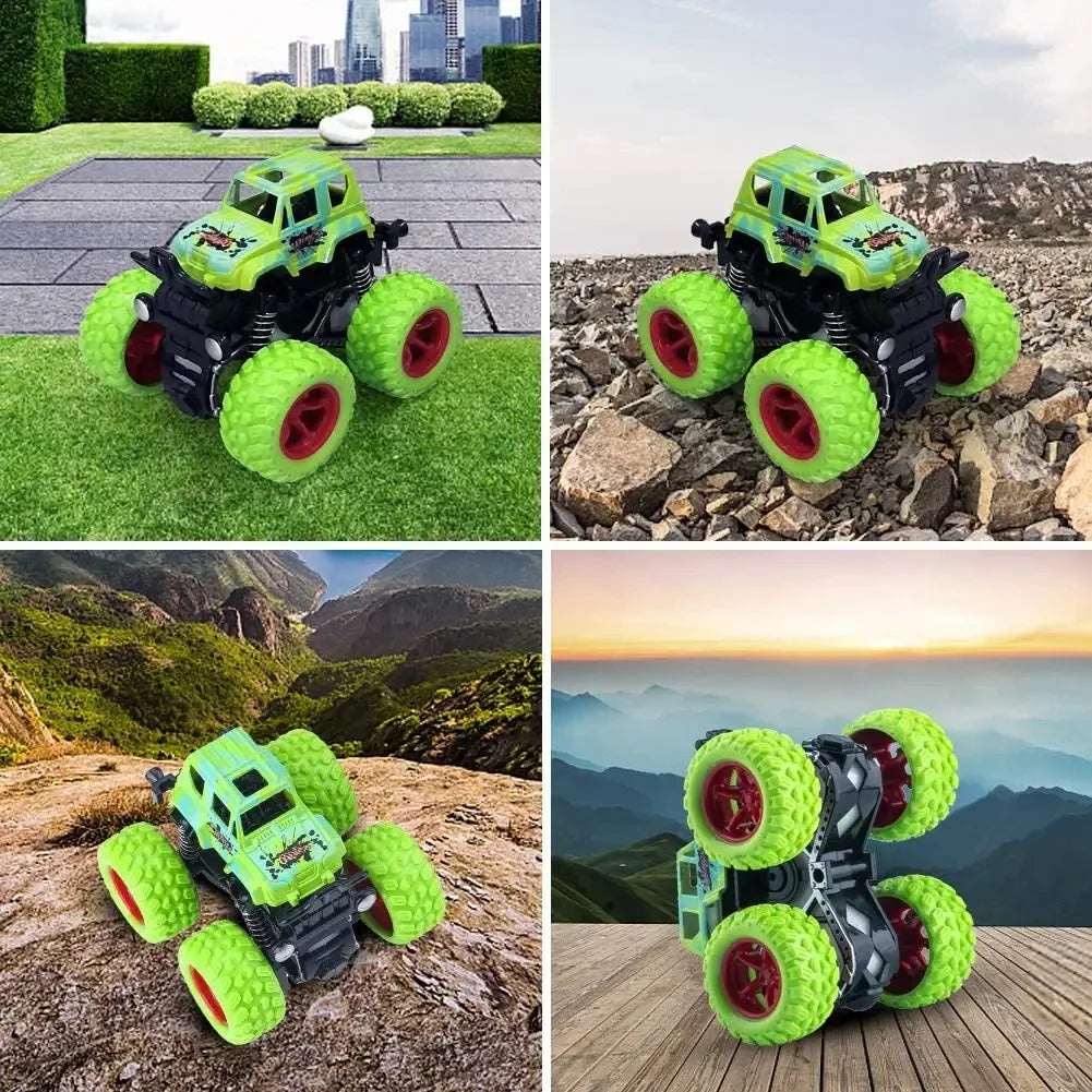 Hot Toys Car Monster Truck Four-wheel Drive Vehicle Stunt Dump Car Inertia Car Toy Dinosaur Pull Back Children Toy Boy Girl Gift