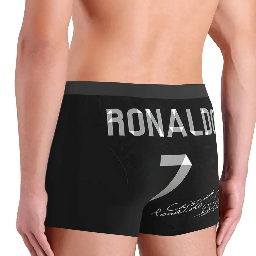 Boxer Briefs Shorts Cristiano Ronaldo Cr7 Underwear Men Ventilated Underwear for Men Boyfriend Gifts
