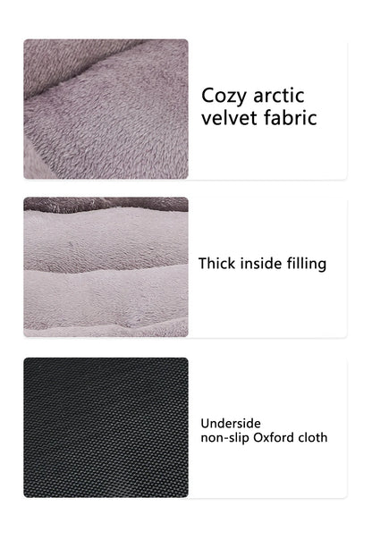5 Sizes Large Dog Kennel Comfortable Cat Sofa Bed for Small Dog Nest Warm Pet Cat Sleeping Bed Winter Soft House Accessories