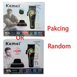 Kemei KM-2373 Baber Hair Clipper Professional Hair Cutting Machine With Charging Base For Men Electric Hair Trimmer Men Gift
