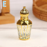 Mini Glass Roll on Bottle Hot Stamped Silver Rollerbal Essential Oil Container Blending Perfume Bottle Empty Essential OilBottle