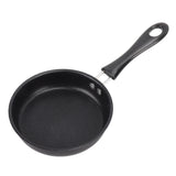 1PC 12-20cm Mini Frying Pan Non-Stick Thickened Stainless Steel Frypan Pot Fried Eggs Saucepan Gas/Induction Kitchen Cookware 
﻿