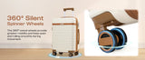 Travel Luggage Suitcase Set, Expandable Lightweight Carry on Suitcase with Duffel Bag,Toiletry Bag,TSA Lock,Spinner Wheels