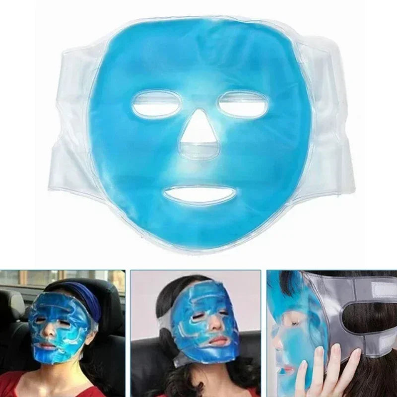 Mascarilla de hielo Mascarilla facial Sueño de belleza Compresa caliente Cirugía facial Edema Compresa fría Fatiga ocular Parche para ojos oscuros Paquete de hielo
