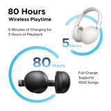 UGREEN Wireless Bluetooth Headphones, 80H Playtime, HiFi Stereo Over-Ear Headphones with Microphone, Bluetooth 5.4