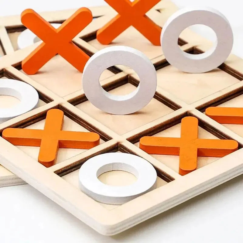 Montessori Play Game Wooden Toy Mini Chess Interaction Puzzle Training Brain Learning Early Educational Toys For Children Kids