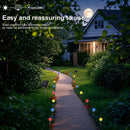 30 LED Solar Bubble Ball Lawn Lights Waterproof Solar Pathway String Light for Outdoor Garden Patios Trail Lighting Decoration