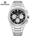 NAVIFORCE Men Casual Sport Quartz Calendar Wrist Watch for Man Business Steel Strap Waterproof Male Clock Relogio Masculino