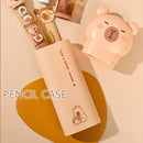 Kit 6pcs Cute Capybara Stationery Set Back To School Material