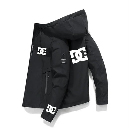 Nueva chaqueta impermeable de pesca para hombre de DC, primavera/otoño, sudadera con capucha, cortavientos, ropa deportiva, prendas de abrigo.