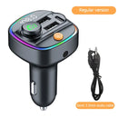 Bluetooth 5.3 FM Transmitter Handsfree Car AUX Radio Modulator MP3 Player with 22.5W &amp; PD30W Fast Charge Adapter Car Accessories 