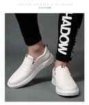 Casual Leather Shoes Men Loafers Trend Brand Business Shoes Autumn Slip on Flat Man Sneakes Comfortable Moccasins Zapatos Hombre