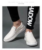 Casual Leather Shoes Men Loafers Trend Brand Business Shoes Autumn Slip-on Flat Men's Sneakers Comfortable Moccasins Zapatos Hombre